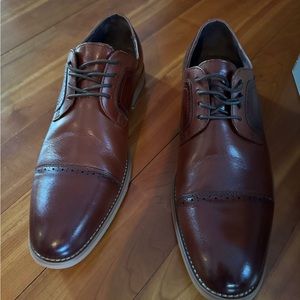 Stacy Adams Dickinson Leather Cap Toe Oxfords